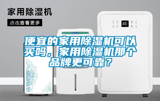 便宜的家用除濕機可以買嗎，家用除濕機那個品牌更可靠？