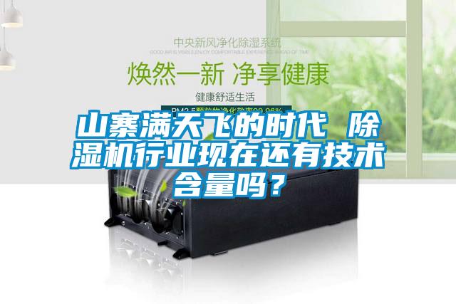 山寨滿天飛的時代 除濕機行業現在還有技術含量嗎？