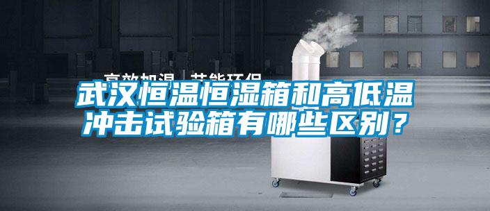 武漢恒溫恒濕箱和高低溫沖擊試驗(yàn)箱有哪些區(qū)別？