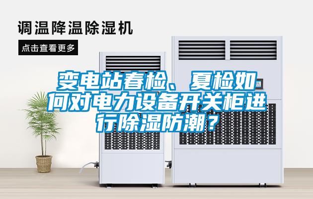 變電站春檢、夏檢如何對電力設備開關柜進行除濕防潮？