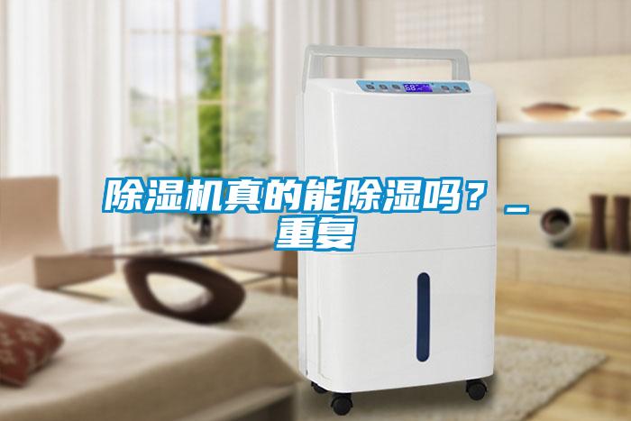 除濕機真的能除濕嗎？_重復(fù)