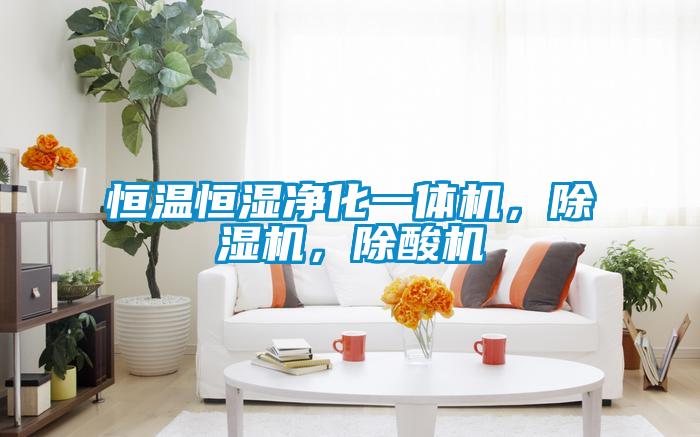 恒溫恒濕凈化一體機，除濕機，除酸機
