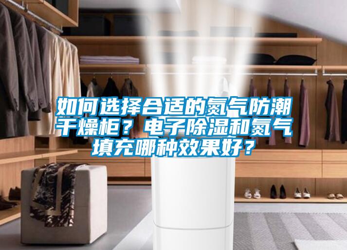 如何選擇合適的氮氣防潮干燥柜？電子除濕和氮氣填充哪種效果好？