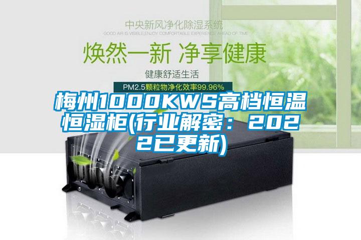 梅州1000KWS高檔恒溫恒濕柜(行業解密：2022已更新)