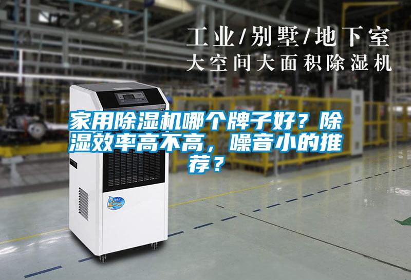 家用除濕機哪個牌子好？除濕效率高不高，噪音小的推薦？