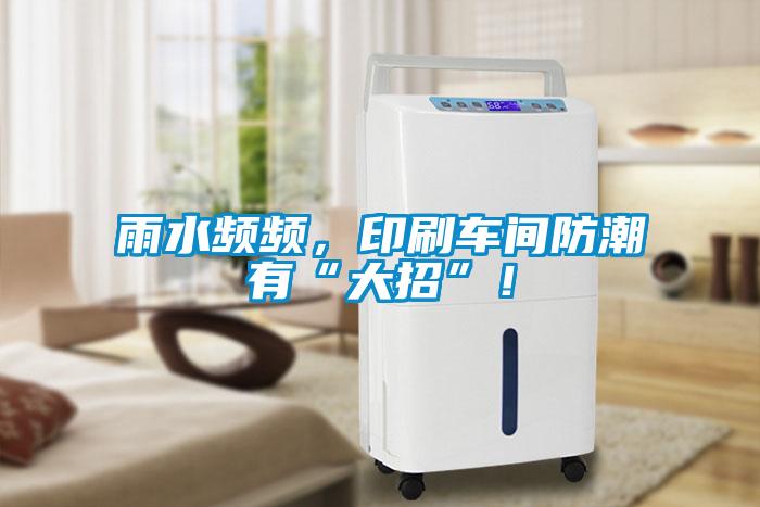 雨水頻頻，印刷車間防潮有“大招”！