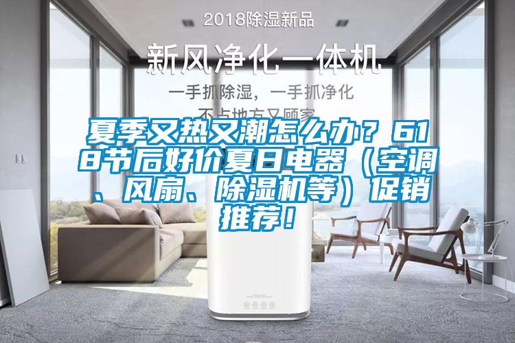 夏季又熱又潮怎么辦？618節后好價夏日電器（空調、風扇、除濕機等）促銷推薦！