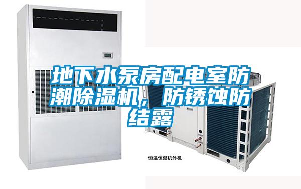 地下水泵房配電室防潮除濕機，防銹蝕防結露