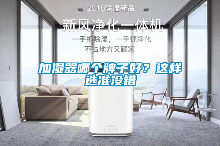 加濕器哪個牌子好？這樣選準(zhǔn)沒錯