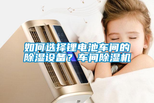 如何選擇鋰電池車間的除濕設備？車間除濕機