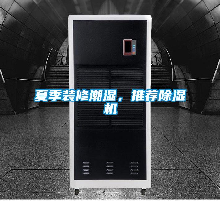 夏季裝修潮濕，推薦除濕機