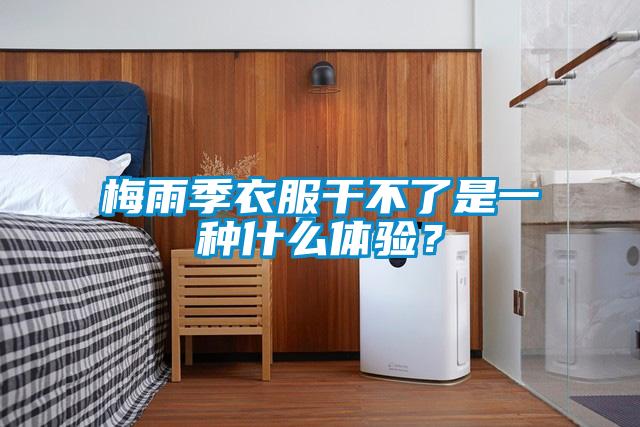 梅雨季衣服干不了是一種什么體驗(yàn)？
