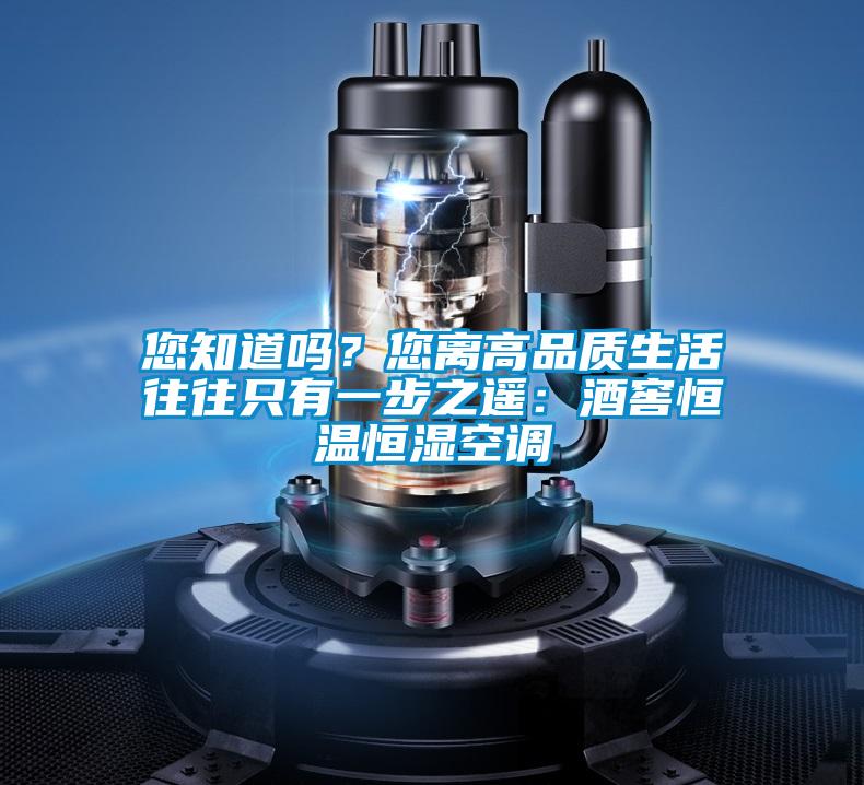 您知道嗎？您離高品質(zhì)生活往往只有一步之遙：酒窖恒溫恒濕空調(diào)
