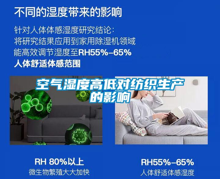 空氣濕度高低對(duì)紡織生產(chǎn)的影響