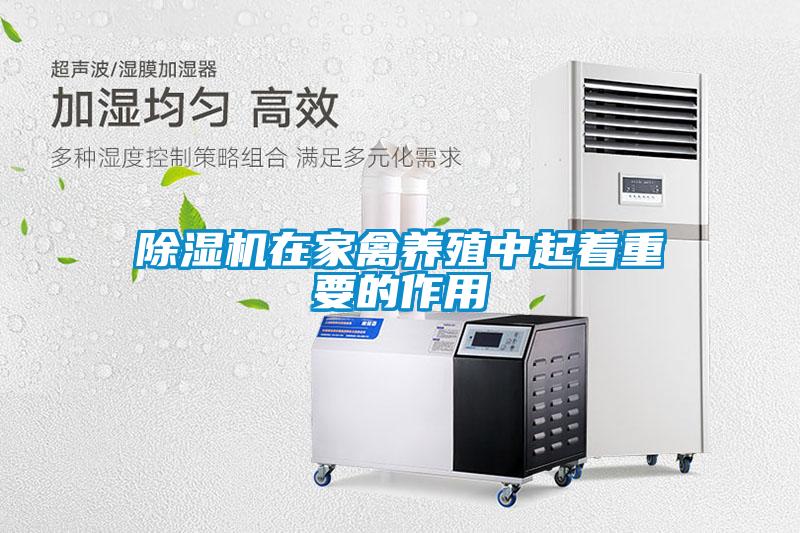除濕機在家禽養(yǎng)殖中起著重要的作用