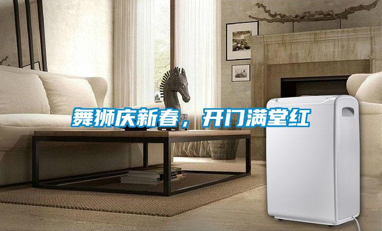 舞獅慶新春，開(kāi)門(mén)滿(mǎn)堂紅