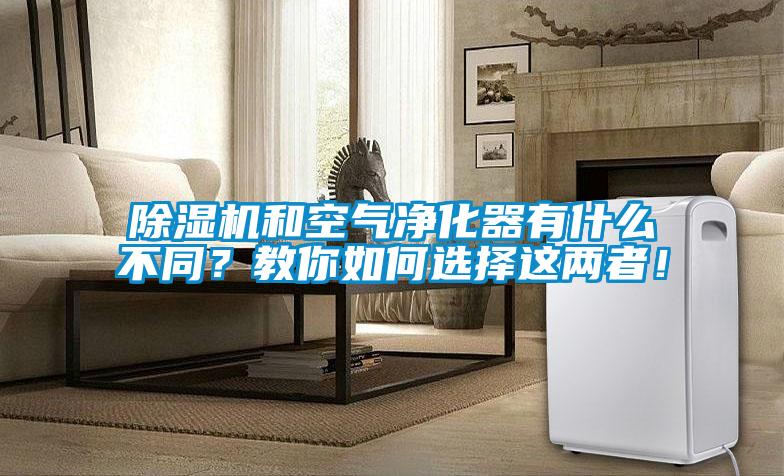 除濕機和空氣凈化器有什么不同？教你如何選擇這兩者！