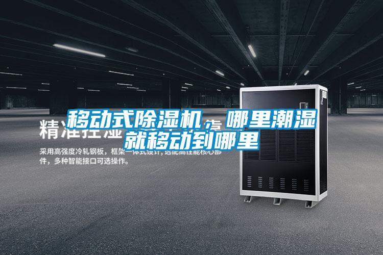 移動式除濕機，哪里潮濕就移動到哪里