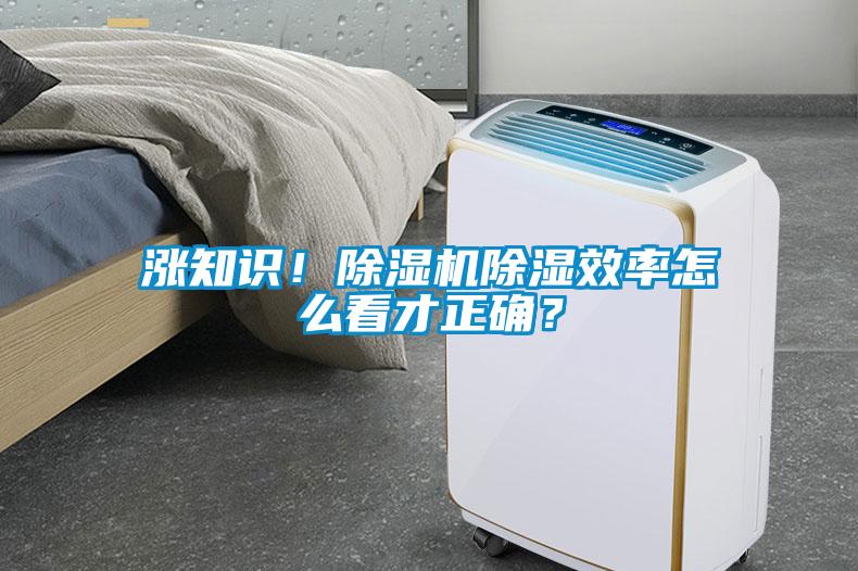 漲知識(shí)！除濕機(jī)除濕效率怎么看才正確？