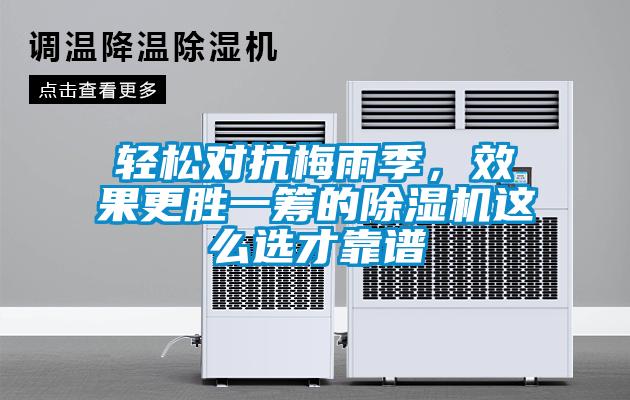 輕松對(duì)抗梅雨季，效果更勝一籌的除濕機(jī)這么選才靠譜