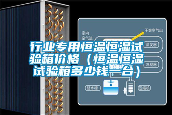 行業(yè)專用恒溫恒濕試驗箱價格（恒溫恒濕試驗箱多少錢一臺）
