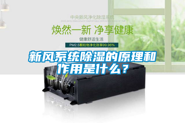 新風系統(tǒng)除濕的原理和作用是什么？
