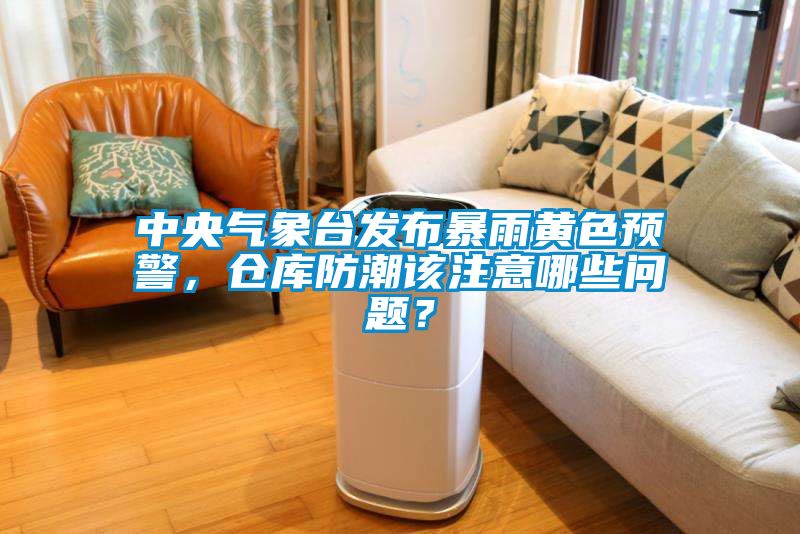 中央氣象臺發布暴雨黃色預警，倉庫防潮該注意哪些問題？