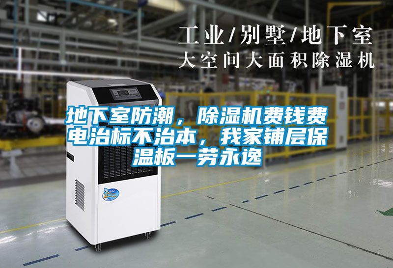 地下室防潮，除濕機費錢費電治標不治本，我家鋪層保溫板一勞永逸